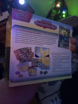 POKEMON TCG ETB - Paradox Rift SEALED SCARLET & VIOLET 9 Booster Packs 90 Cards - Image 3