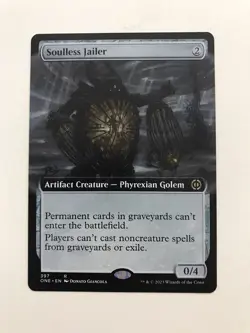 Soulless Jailer Extended Borderless MTG Magic the Gathering Card NM Mint ONE - Image 1