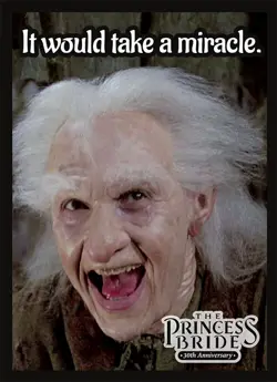 Legion 50 MTG Standard Card Sleeves Deck Protector - Princess Bride Miracle - Image 1