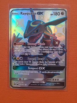 Rayquaza GX 177a/168 Alternate Art Promo Holo Card Near Mint Condition - Image 1