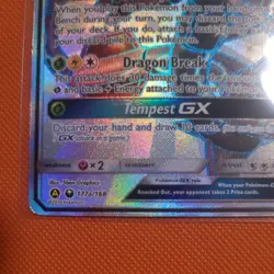 Rayquaza GX 177a/168 Alternate Art Promo Holo Card Near Mint Condition - Image 5