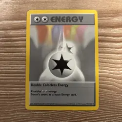 Pokemon TCG Double Colorless Energy Base Set, Card 96/102 Uncommon Shadowless - Image 1