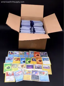 16.3 Lbs. Lot Of Pokemon Cards. Medium Box, Unsorted - Image 1