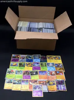 16.6 Lbs. Lot Of Pokemon Cards. Medium Box, Unsorted - Image 1