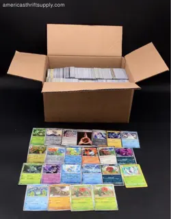 16.3 Lbs. Lot Of Pokemon Cards. Medium Box, Unsorted - Image 1