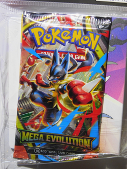 2025 Pokemon Cards - Mega Evolution-MINI ALBUM PORTFOLIO w/ Booster Pack Sealed - Image 3