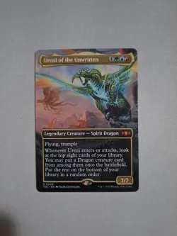Ureni of the Unwritten (Borderless) Commander: Tarkir: Dragonstorm Regular - Image 1