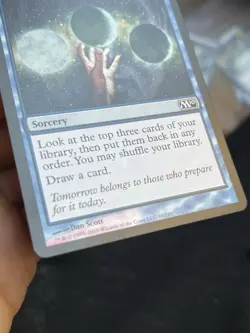 4x Ponder M10 (1 Color Misprint) + 4x Preordain • Mtg (1943) - Image 3