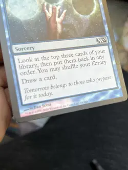 4x Ponder M10 (1 Color Misprint) + 4x Preordain • Mtg (1943) - Image 5