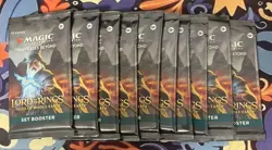 10 MTG Lord of the Rings Set Booster Packs - Image 1