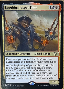 MTG Laughing Jasper Flint (215/441) Outlaws of Thunder Junction NM - Image 1