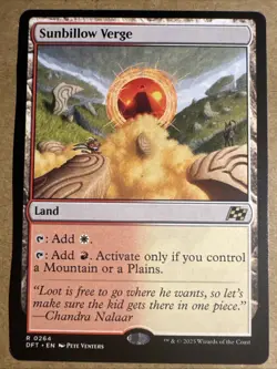 Sunbillow Verge Aetherdrift Regular - Image 1