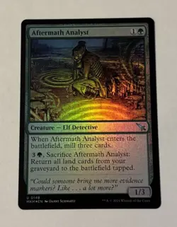 MTG Aftermath Analyst - Murders At Karlov Manor FOIL LP - Image 1