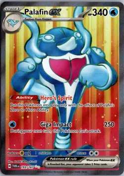 2024 Scarlet & Violet - Twilight Masquerade Palafin ex Ultra Rare #193 - Image 1