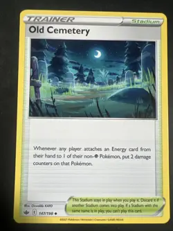 Pokemon Old Cemetery 147/198 Swsh06: Sword & Shield - Chilling Reign Regular - Image 1