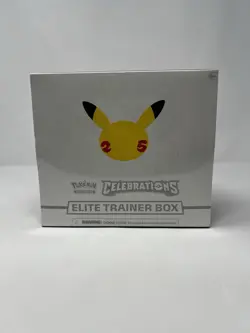 Pokemon Celebrations Elite Trainer Box ETB 25th Anniversary Factory Sealed 820650809439 - Image 1