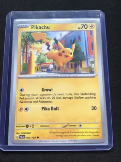 Pokemon Card Paldea Evolved Pikachu 062/193 Near Mint - Image 1