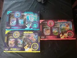 Pokemon Eeveelution VMAX Premium Collection Set of 3, Vaporeon, Jolteon, Flareon - Image 1