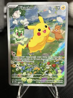 Pikachu 088 Scarlet & Violet Black Star Promo Full Art Holo Pokemon TCG MINT - Image 1