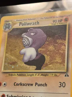 Vintage Pokemon Holo Lot ✨ Poliwrath, 2× Ursaring, Politoed - Neo Discovery WOTC - Image 4