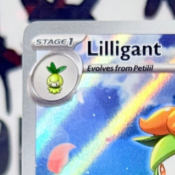 2025 Pokemon Lilligant 092/086 Sv: Black Bolt Illustration Rare NM - Image 3