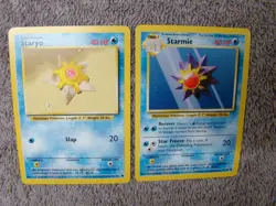 Pokemon Base Set 4th Print 1999-2000 Staryu Starmie NM - Image 1
