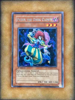 Yugioh Peten the Dark Clown DPKB-EN019 Rare 1st Ed NM - Image 1