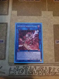 YUGIOH TCG ALEISTER THE INVOKER OF MADNESS SHVA-EN020 SECRET 1ST EDITION NM - Image 1