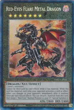 Red-Eyes Flare Metal Dragon - RA01-EN038 - Collector's Rare - Yugioh - Image 1