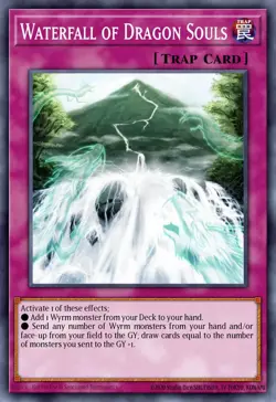 Waterfall of Dragon Souls - MACR-EN078 Super Rare | Yu-Gi-Oh! Card - Image 1