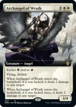 Archangel of Wrath (Extended Art) -Foil Near Mint MTG Dominaria United - Image 1