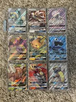 Pokemon Sun And Moon GX Card Lot: Promos, Full Art, Raichu, Ho-oh, Solgaleo - Image 1