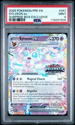 Pokemon Sylveon ex Surprise Box Exclusive Card #041 Mint PSA 9 Mint - Image 1