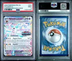 Pokemon Sylveon ex Surprise Box Exclusive Card #041 Mint PSA 9 Mint - Image 3