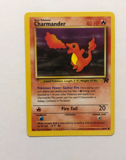 Pokemon Card Team Rocket Charmander 50/82 Excellent Condition - Image 1