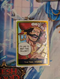 One Piece Gol.D.Roger GOLD DON!! Card (OP-13) English - IN HAND SHIPS ASAP - Image 1