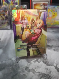 Gundam TCG Card Game Dual Impact GD02-112 R+ Momentary Respite Alt Art Rare NM - Image 1