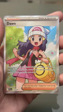 Dawn 118/094 Ultra Rare Full Art NM Pokemon Card PFL Phantasmal Flames - Image 1