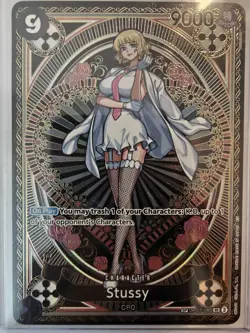 Stussy (SP Alt Art) OP07-085 SR A Fist of Divine Speed - ONE PIECE Card English - Image 1