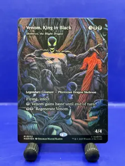2025 MTG Marvel Venom, King In Black (Borderless) MAR M 0022 Legal Foil - Image 1