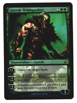 Magic The Gathering MTG - Lorwyn LRW 2007 - #213 Garruk Wildspeaker FOIL x1 - Image 1