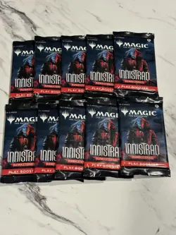 10 Innistrad Remastered Play Booster Pack | MTG | Factory Sealed | LOT - Image 1