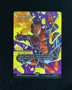 2025 Magic The Gathering MTG Marvel EN #M0016 Borderless Parallel Lives GAV - Image 1