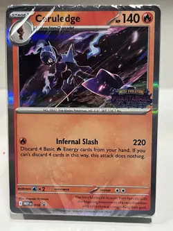 Pokemon Ceruledge Sealed Build And Battle Prerelease Deck Phantasmal Flames - Image 3