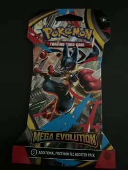 (VERY HEAVY) 33.18g Pokemon TCG Mega Evolution Sleeved Booster Pack (SEALED)✅ - Image 2