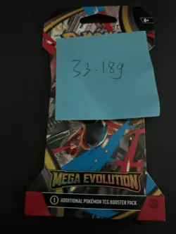 (VERY HEAVY) 33.18g Pokemon TCG Mega Evolution Sleeved Booster Pack (SEALED)✅ - Image 4