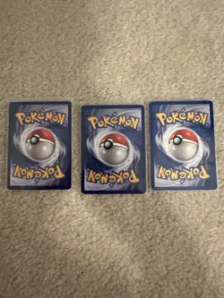 Bulbasaur Charmander Squirtle LP Starter Trio - Base Set Starter Trio 1999 - Image 2