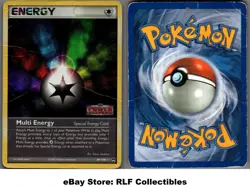 2007 Pokemon, EX Power Keepers, #89/108 Multi Energy, Reverse Holo Rare - Image 1