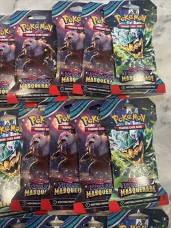 (Lot Of 45) Pokemon Twilight Masquerade Sleeved Booster Pack New Sealed - Image 4