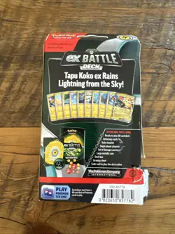 Pokemon ex Battle Deck Tapu Koko ex Factory Sealed Damaged Box - Image 3